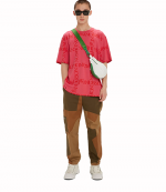 Oversize Logo Grid T-Shirt