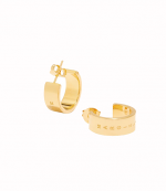 Logo Gold Earrings