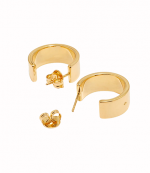 Logo Gold Earrings