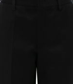 Cuffed Hem Straight Leg Trousers