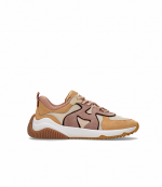 H597 Beige Violet Ivory Sneaker