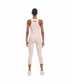 Victoria Beckham Fitted Coral Glow Tank Top