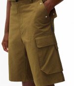 Kenzo Olive Cargo Shorts