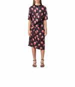 Print Belted T-Shirt Dress