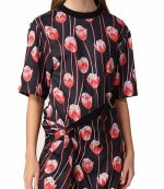 Print Belted T-Shirt Dress