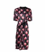 Print Belted T-Shirt Dress