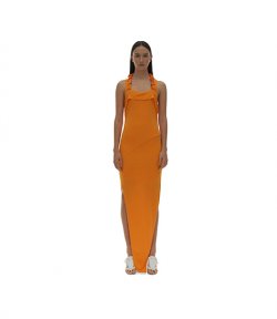 Twisted Jersey Apricot Dress