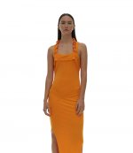 Twisted Jersey Apricot Dress