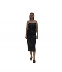 Vegan Leather Tube Top