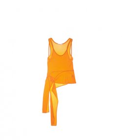 Twisted Asymmetric Apricot Tank