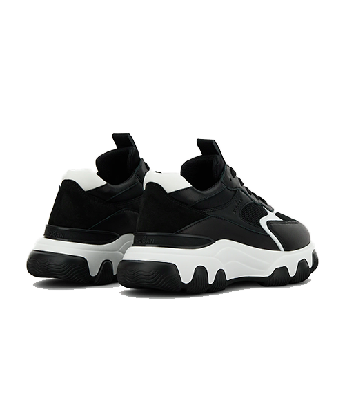 Hyperactive Allacciato Black Sneaker