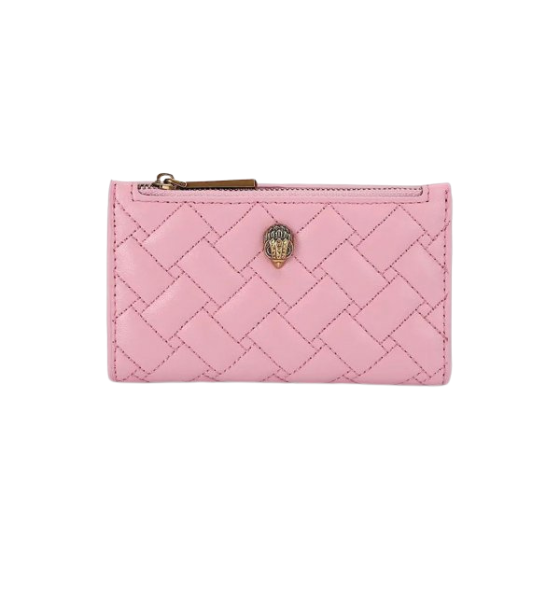 Pink Leather Kensington Bifold Wallet