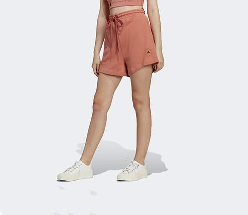 Adidas By Stella McCartney Pale Orange Terry Shorts