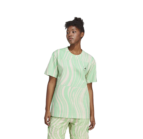 Adidas By Stella McCartney Pale Pink Green T-shirt