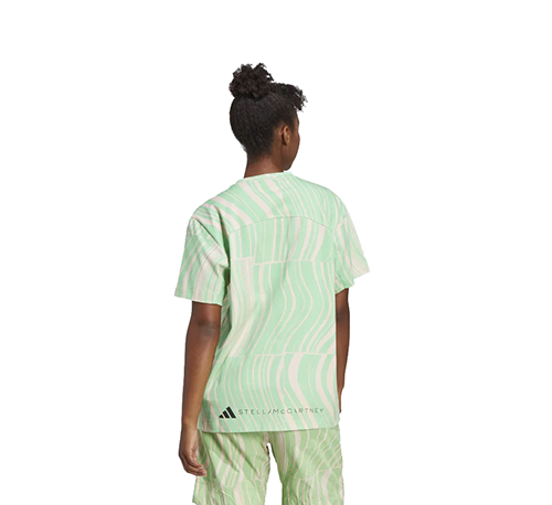 Adidas By Stella McCartney Pale Pink Green T-shirt