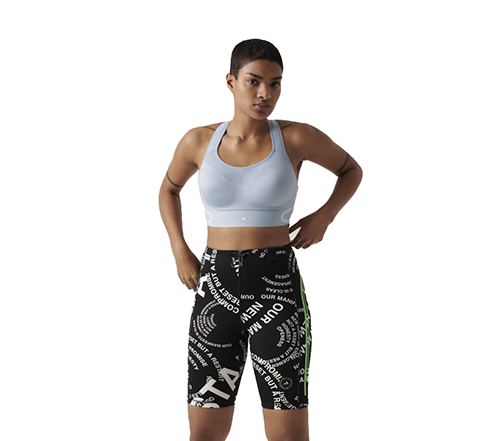 Adidas By Stella McCartney White Black Green Scuba Shorts