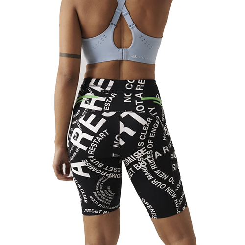 Adidas By Stella McCartney White Black Green Scuba Shorts