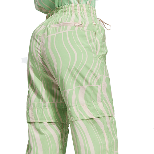 Adidas By Stella McCartney Pale Pink Green Woven Pants