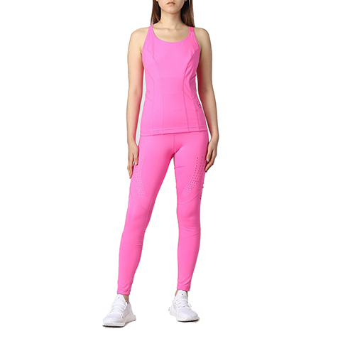 Adidas By Stella McCartney Neon Pink Truepace Tights