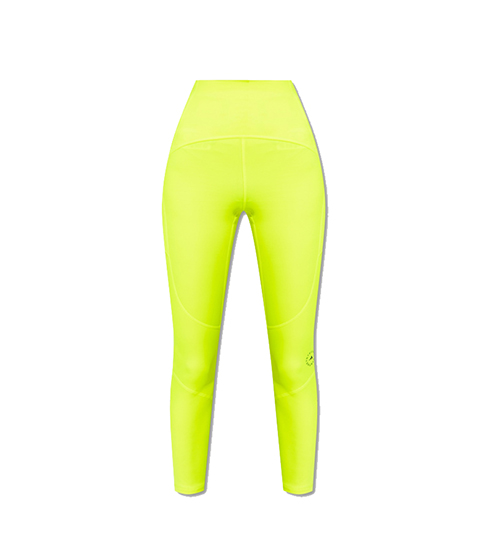 Adidas By Stella McCartney Neon Yellow 7/8 Truepace Tights