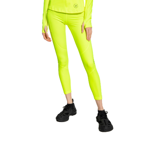 Adidas By Stella McCartney Neon Yellow 7/8 Truepace Tights