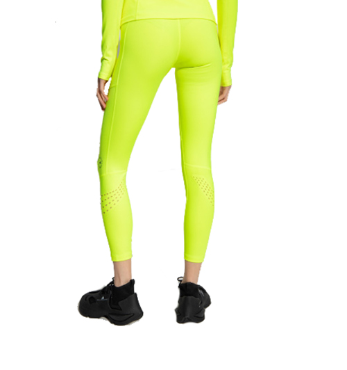 Adidas By Stella McCartney Neon Yellow 7/8 Truepace Tights