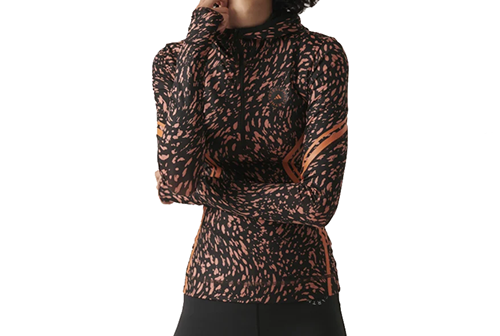 Adidas By Stella McCartney Black Orange LS Top