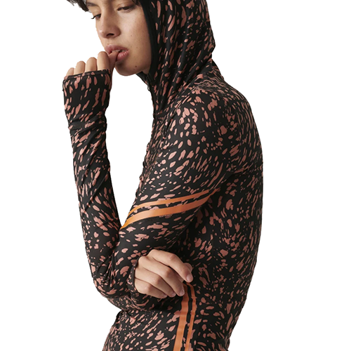 Adidas By Stella McCartney Black Orange LS Top