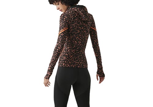Adidas By Stella McCartney Black Orange LS Top