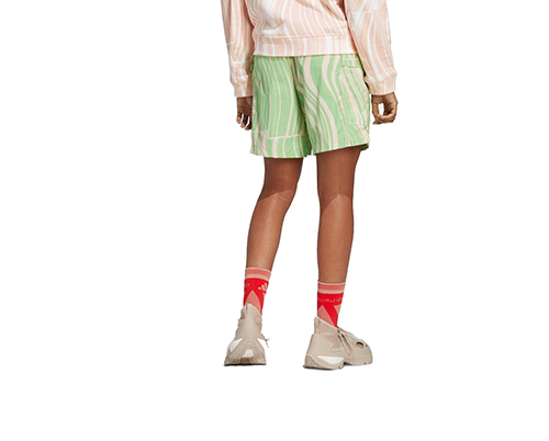 Adidas By Stella McCartney Light Pink Green Shorts