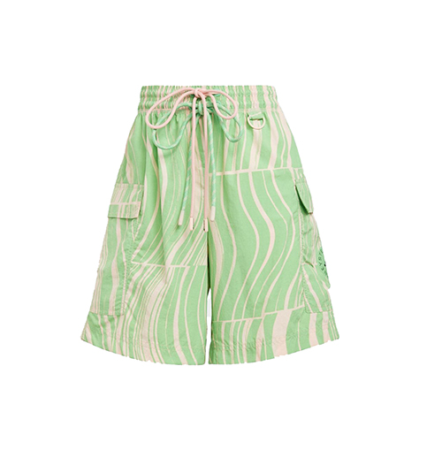 Adidas By Stella McCartney Light Pink Green Shorts