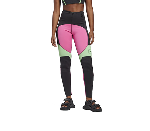 Adidas By Stella McCartney Black Green Pink Tights