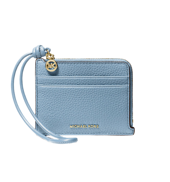 Chambray Leather Sm Card Case Wristlet