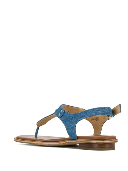 MICHAEL MICHAEL KORS MK DENIM PLATE THONG