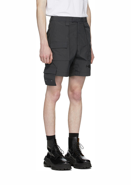 HELIOT EMIL LAYERED GREY SHORTS