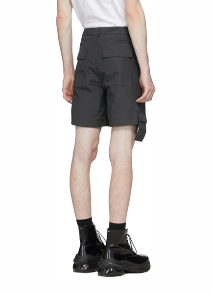 HELIOT EMIL LAYERED GREY SHORTS