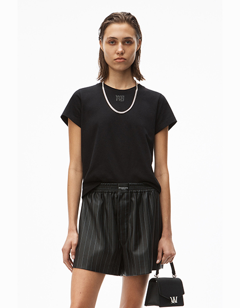 Foundation JSY Shrunken Paint Logo Black Tee