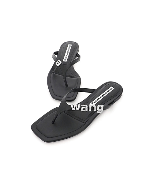 Ivy Flat Thong Black Sandal