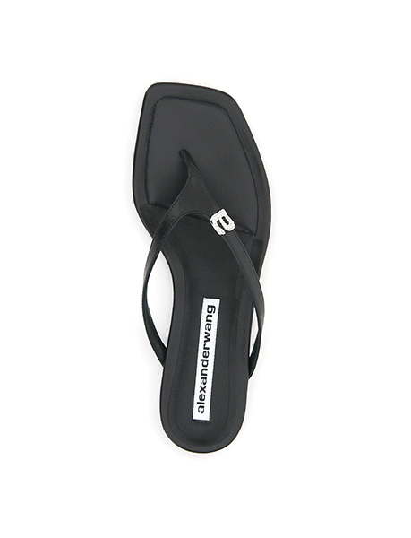 Ivy Flat Thong Black Sandal