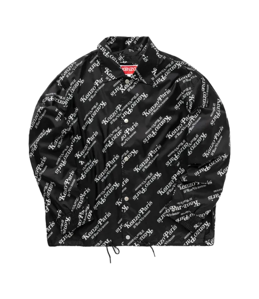 Kenzo By Verdy Black Logo Windbreaker