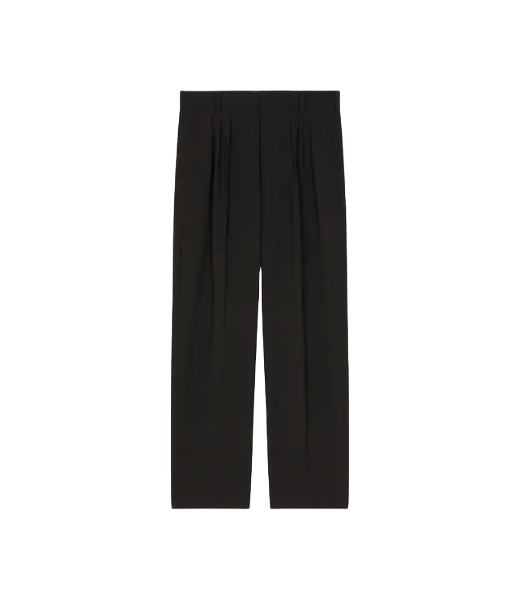 Black Pleated Tailored Pant