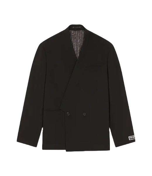 Black Kimono Tailored Jacket