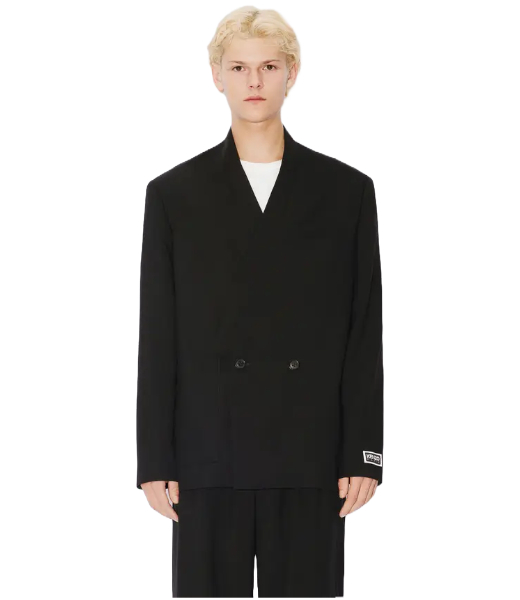 Black Kimono Tailored Jacket