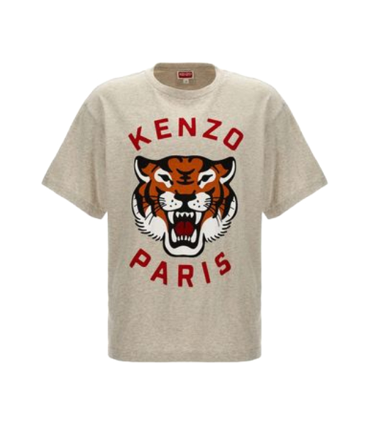 Lucky Tiger Oversize T-S Pale Grey