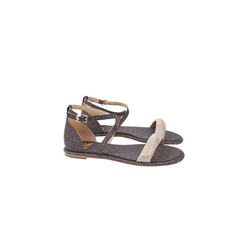 Astrid Flat Brown Sandal
