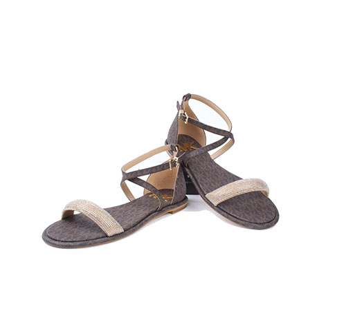 Astrid Flat Brown Sandal