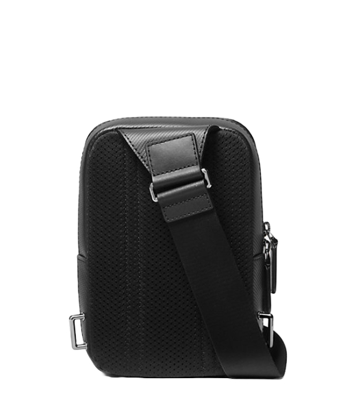 Varick Medium Textured Leather Sling Pack