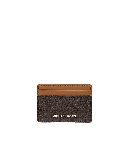 Brown Logo Card Holder