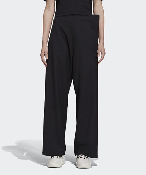 Classic Refined Wool Black Stretch Formal Pants