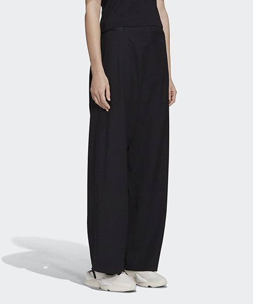 Classic Refined Wool Black Stretch Formal Pants